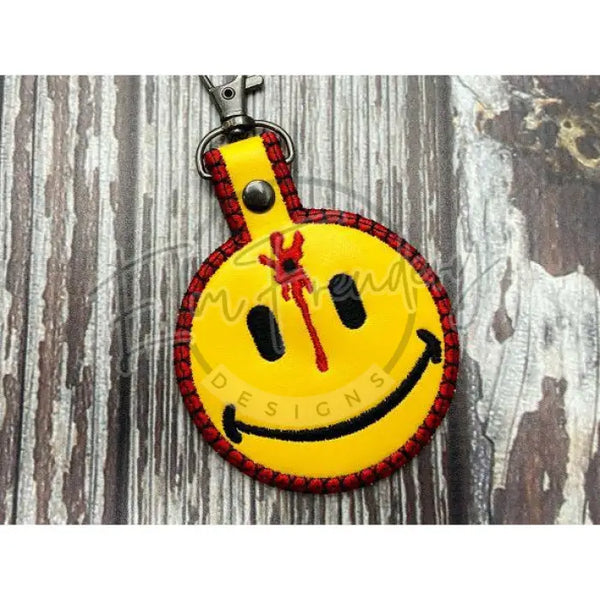 Keychain - Headshot Smiley