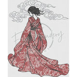 Kimono Girl 6.19 X 4.92