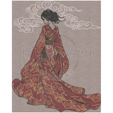 Kimono Girl 7.78 X 6.19