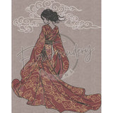 Kimono Girl 7.78 X 6.19