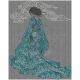 Kimono Girl 9.75 X 7.76
