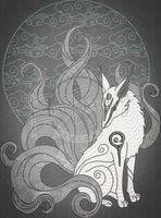 Kitsune 10.39 X 7.70 (263.9mm X 195.6mm)