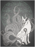 Kitsune 10.39 X 7.70 (263.9mm X 195.6mm)
