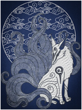 Kitsune 8.25 X 6.12 (209.6mm X 155.4mm)