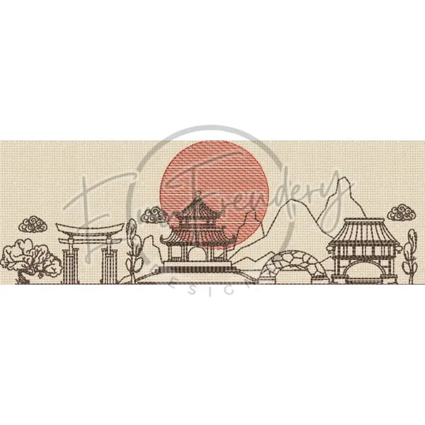 Land Of The Rising Sun 3.36 X 9.99