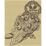 Leafy Owl 6.23 X 5.04