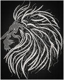 Lion Profile 11.37 X 8.98 (288.8Mm 228.1Mm)