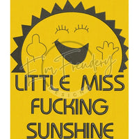 Little Miss Sun - Large Hoop