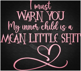 Mean Little Shit 8.81 X 10.00 (223.8Mm 254Mm)