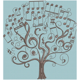 Musical Tree 10.78 X 10.00