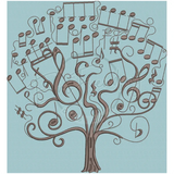 Musical Tree 10.78 X 10.00