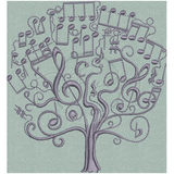 Musical Tree 5.31 X 4.92