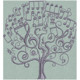 Musical Tree 5.31 X 4.92