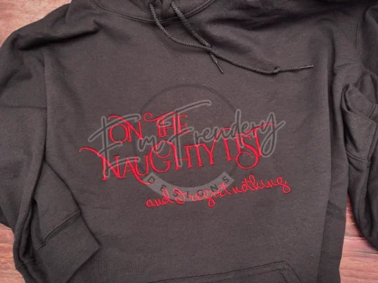 Naughty List - Regret Nothing 7.54 X 13.99 (191.5mm X 355.4mm)