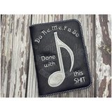 Notebook Cover - Do Re Me..... 6.29 X 9.80