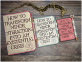 Notebook Cover - Existential Crisis