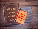 Notebook Cover - OughtaBiography