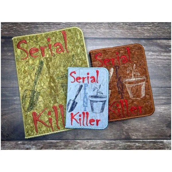 Notebook Cover - Serial Plant Killer – EmFreudery Designs