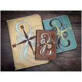 Notebook Cover - Steampunk Compass Rose