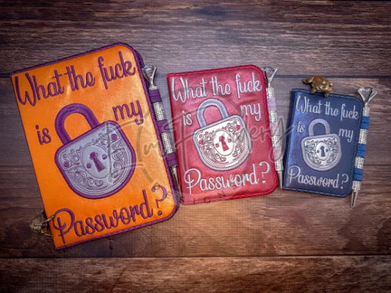 Notebook Cover - WTF is my Password?