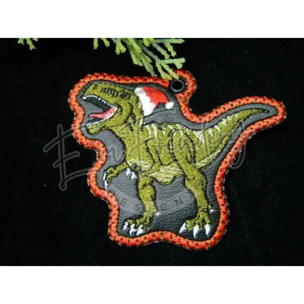 Ornament - Dino Santa