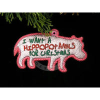 Ornament - Hippo