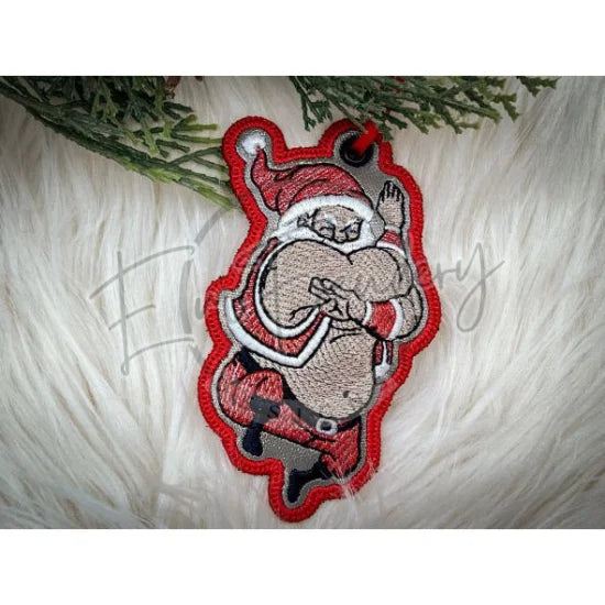 Ornament - Kung Fu Santa