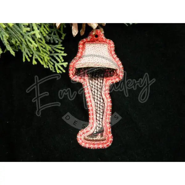 Ornament - Leg Lamp With Fringe