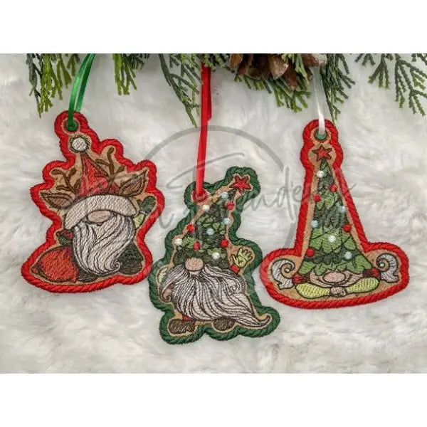 Ornament Set - Sketchy Gnomes