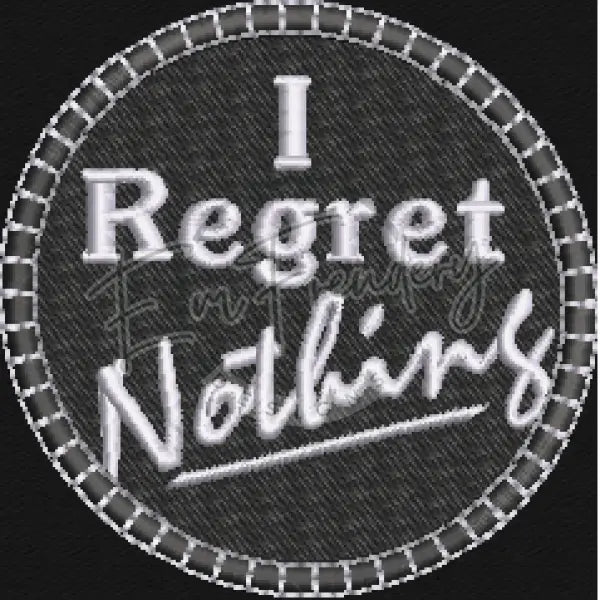 Patch - I Regret Nothing