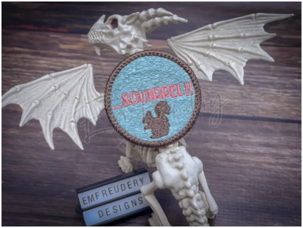 Patch - SQUIRREL!!! – EmFreudery Designs