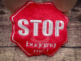 Plushie Throwing Pillow - STOP! Bugging Me