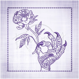 Quilt Square - Dragon Claw 3.86 X 3.86 (98mm X 98mm)