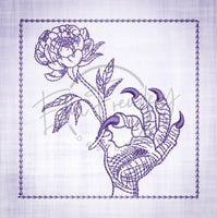Quilt Square - Dragon Claw 3.86 X 3.86 (98mm X 98mm)