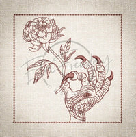 Quilt Square - Dragon Claw 4.98 X 5.01 (126.5mm X 127.3mm)