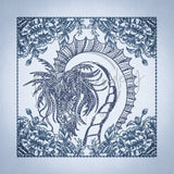 Quilt Square - Dragon Selfie Portrait 3 5.03 X 5.02 127.8mm X 127.5mm)