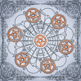 Quilt Square - Steampunk 1 6.00 X 6.00 (152.4mm X 152.4mm)