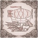 Quilt Square - Steampunk 2 5.00 X 5.00 (127mm X 127mm)