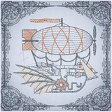 Quilt Square - Steampunk 2 6.00 X 6.00 (152.4mm X 152.4mm)