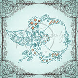 Quilt Square - Steampunk 3 10.00 X 10.00 (254mm X 254mm)