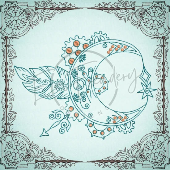 Quilt Square - Steampunk 3 10.00 X 10.00 (254mm X 254mm)