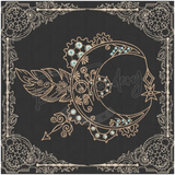 Quilt Square - Steampunk 3 7.79 X 7.79 (198mm X 198mm)