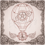 Quilt Square - Steampunk 4 5.00 X 5.00 (127mm X 127mm)