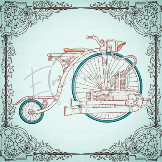 Quilt Square - Steampunk 7 10.00 X 10.00 (254mm X 254mm)