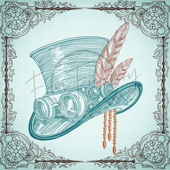 Quilt Square - Steampunk 8 10.00 X 10.00 (254mm X 254mm)