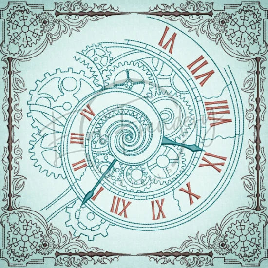 Quilt Square - Steampunk 9 10.00 X 10.00 (254mm X 254mm)