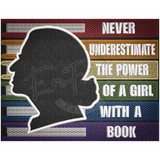 Rbg Girl With A Book 4.94 X 6.40