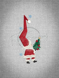 Retro Santa 3.87 X 1.70 (98.3mm X 43.2mm)