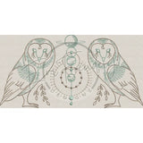 Sacred Geometry Owls 5.16 X 10.06