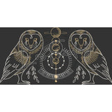 Sacred Geometry Owls 5.96 X 11.63